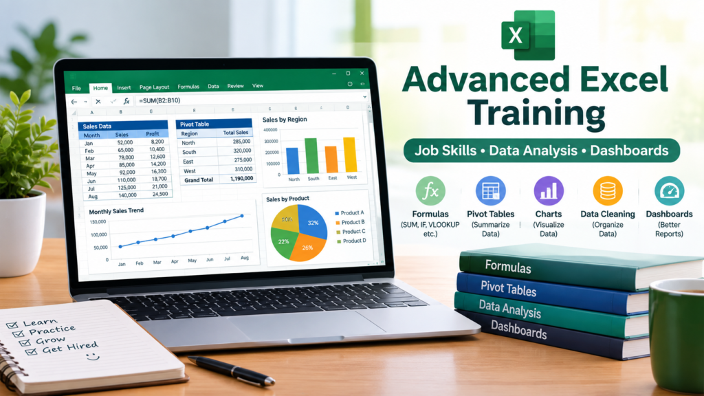 Best Advanced Excel Training in Bareilly for Job Skills